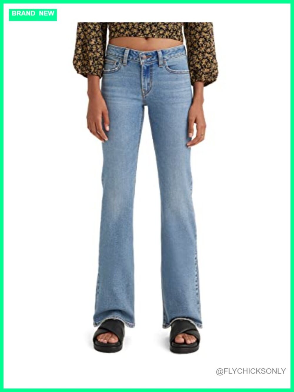 Levi's Superlow Boot Cut Jeans Low Rise Stretch Denim